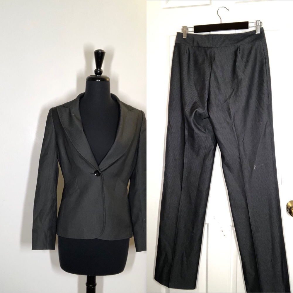 Dark grey suit set